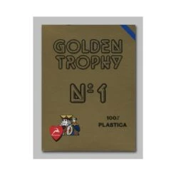 Cartes Golden Trophy Bleu 100% Plastique