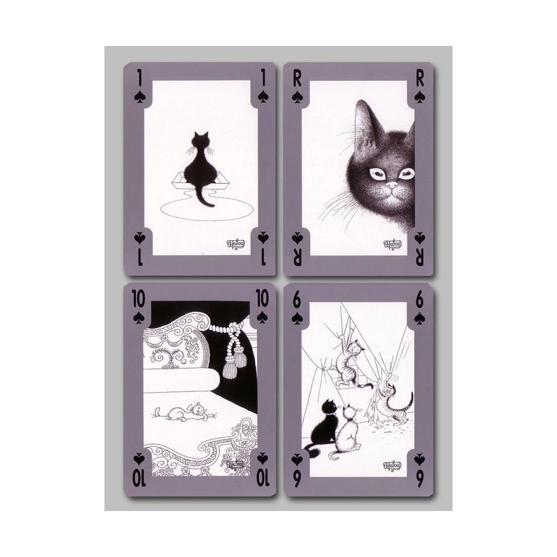 Cartes Le Jeu Des Chats - Dubout 7 Cartes Le Jeu Des Chats - Dubout – Image 5
