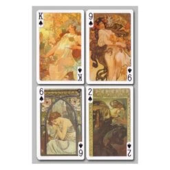 Cartes à Jouer Mucha -Variantes Boutique cartes mucha 3