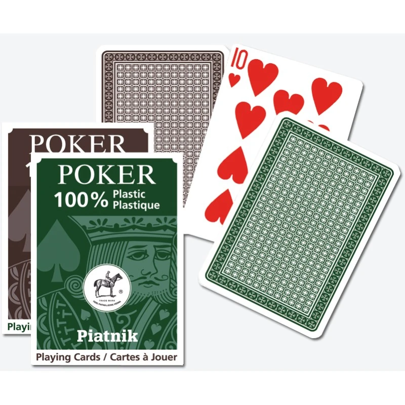 Cartes Plastic Poker 3 Cartes Plastic Poker