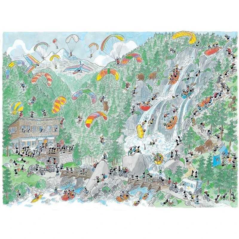 Puzzle 1080 Pièces - Cascade De Fabio Vettori 3 Puzzle 1080 Pièces - Cascade De Fabio Vettori