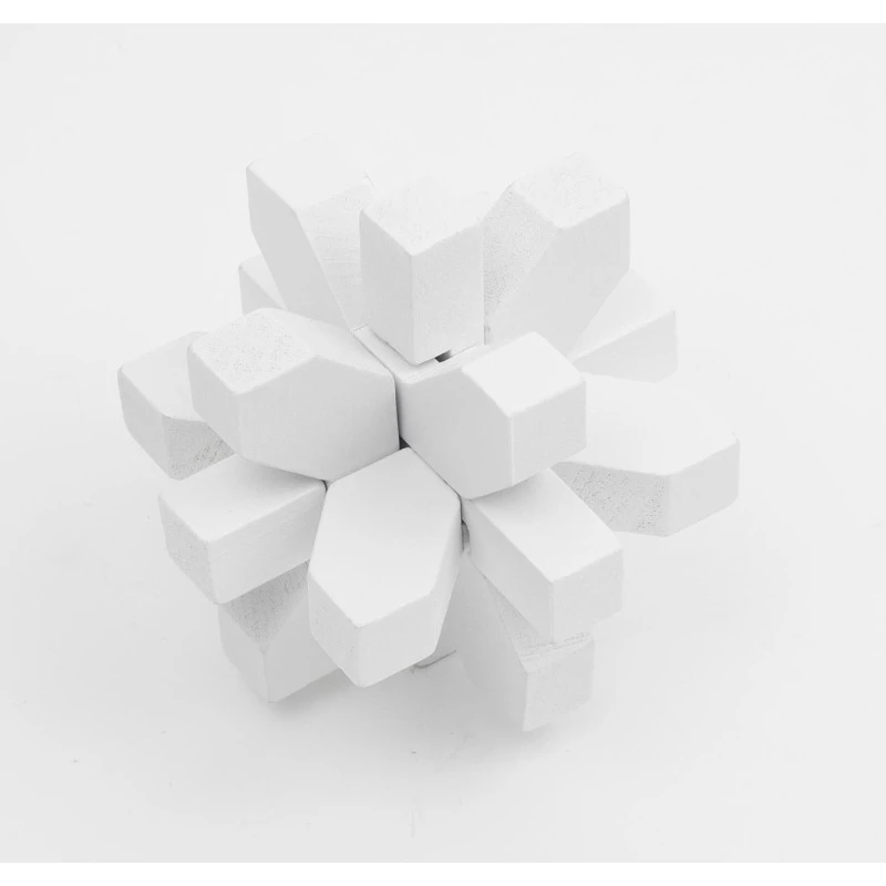 Casse-Tête En Bois Flocon De Neige 4 Casse-Tête En Bois Flocon De Neige – Image 2