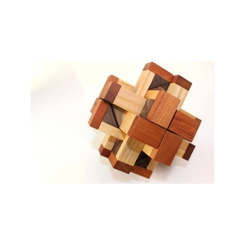 Casse-tête En Bois Hex Cross 4 Casse-tête En Bois Hex Cross – Image 2