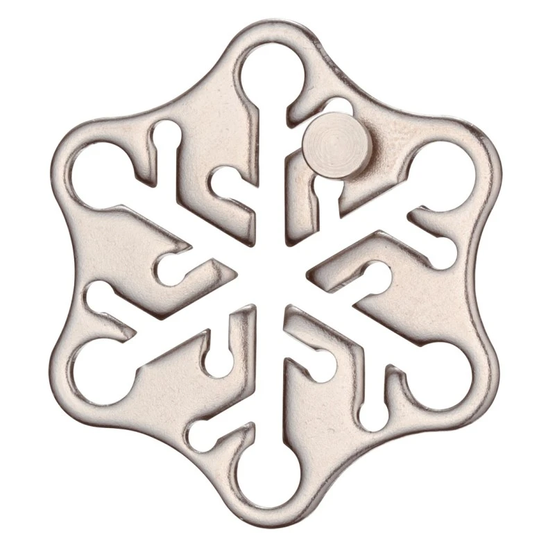 Casse-tête Huzzle Snow ** - Hanayama Cast 5 Casse-tête Huzzle Snow ** - Hanayama Cast – Image 3