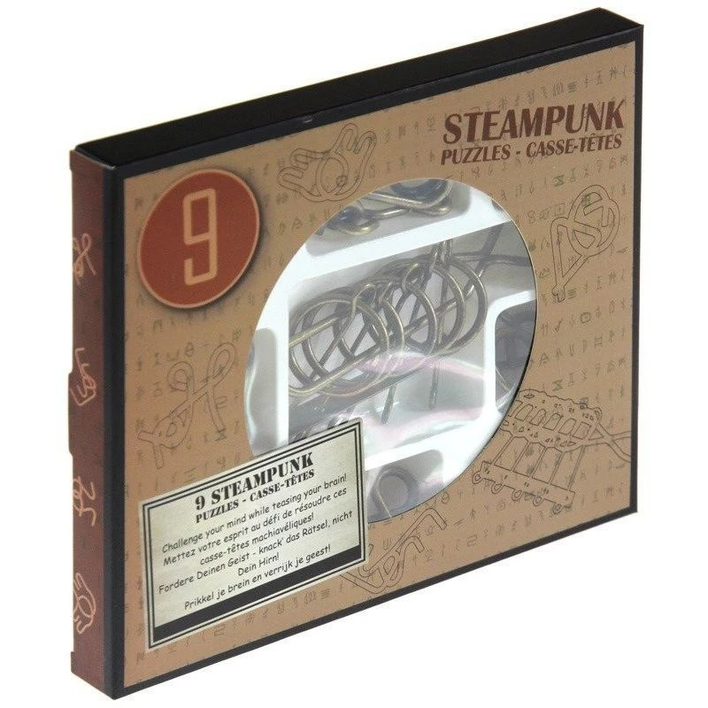 Casse-tête Steampunk Wire Set - Brown 3 Casse-tête Steampunk Wire Set - Brown