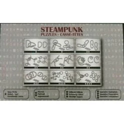 Casse-tête Steampunk Wire Set - Grey 5 Casse-tête Steampunk Wire Set - Grey -Variantes Boutique casse tete steampunk wire set grey 1