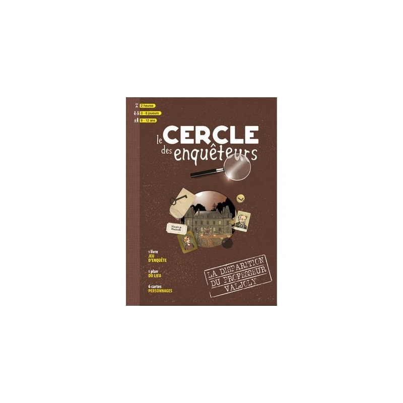 Cercle Des Enquêteurs : La Disparition Du Professeur Valjoly 3 Cercle Des Enquêteurs : La Disparition Du Professeur Valjoly