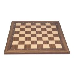 Echiquier Noyer Classique LC - Taille 5 7 Echiquier Noyer Classique LC - Taille 5 -Variantes Boutique chiquier noyer classique lettr chiffr cases 50 mm 2