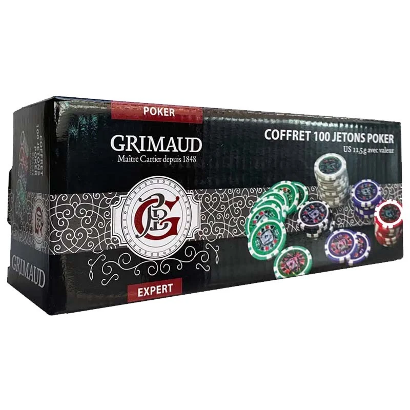 Coffret 100 Jetons Poker Grimaud 3 Coffret 100 Jetons Poker Grimaud