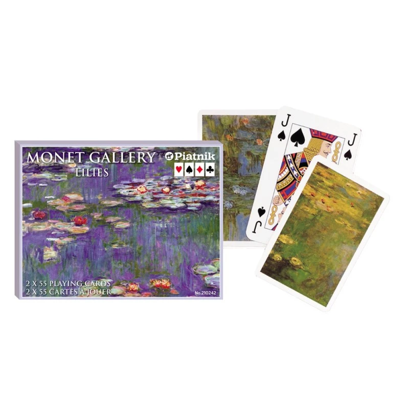 Coffret 2 X 55 Cartes Monet - Lilies 3 Coffret 2 X 55 Cartes Monet - Lilies
