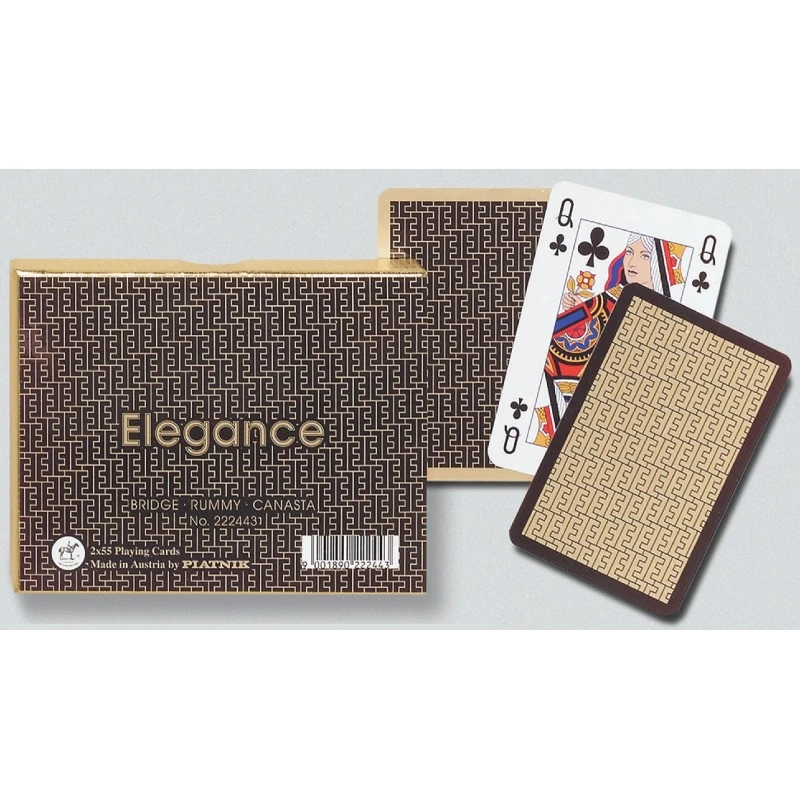 Coffret 2x55 Cartes Elegance 3 Coffret 2x55 Cartes Elegance