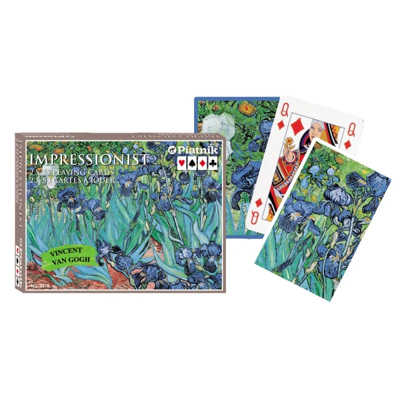 Coffret 2x55 Cartes Van Gogh - Iris 4 Coffret 2x55 Cartes Van Gogh - Iris – Image 2
