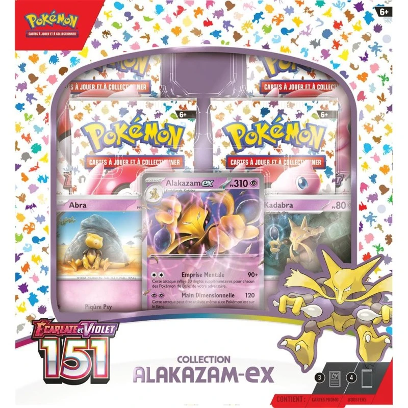Coffret Alakazam Pokémon 151 3 Coffret Alakazam Pokémon 151