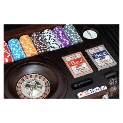 Coffret Casino En Bois