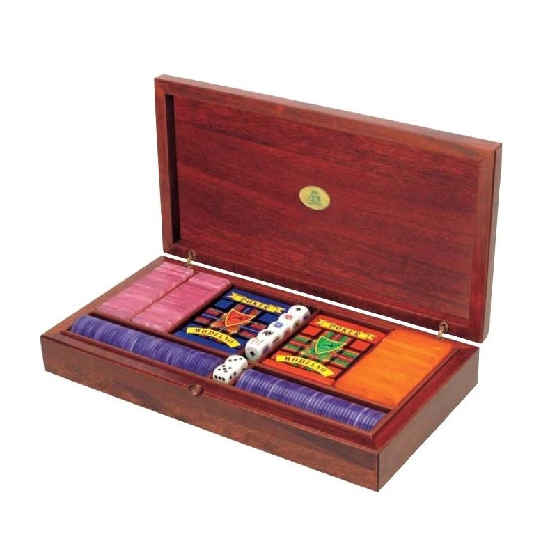 Coffret Jetons Et Dés Noyer Deluxe 4 Coffret Jetons Et Dés Noyer Deluxe – Image 2