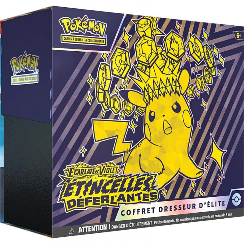 Coffret Pokemon Dresseur D'Elite : Etincelles Deferlantes 3 Coffret Pokemon Dresseur D'Elite : Etincelles Deferlantes