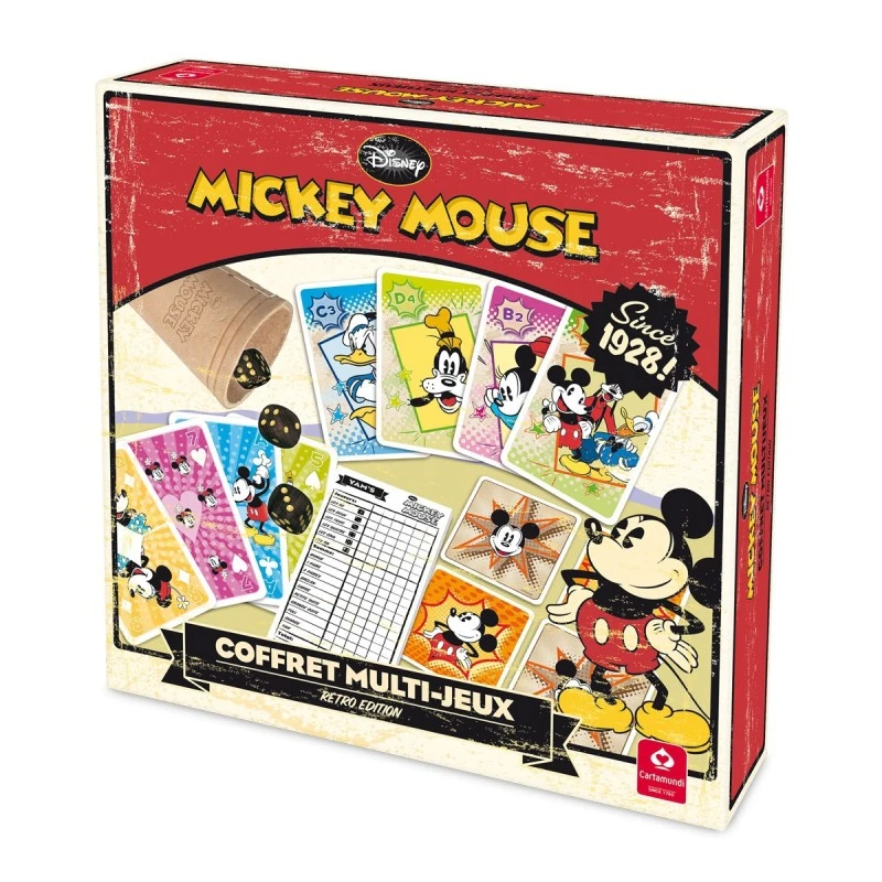 Coffret Multi Jeux Vintage Mickey Mouse 5 Coffret Multi Jeux Vintage Mickey Mouse – Image 3