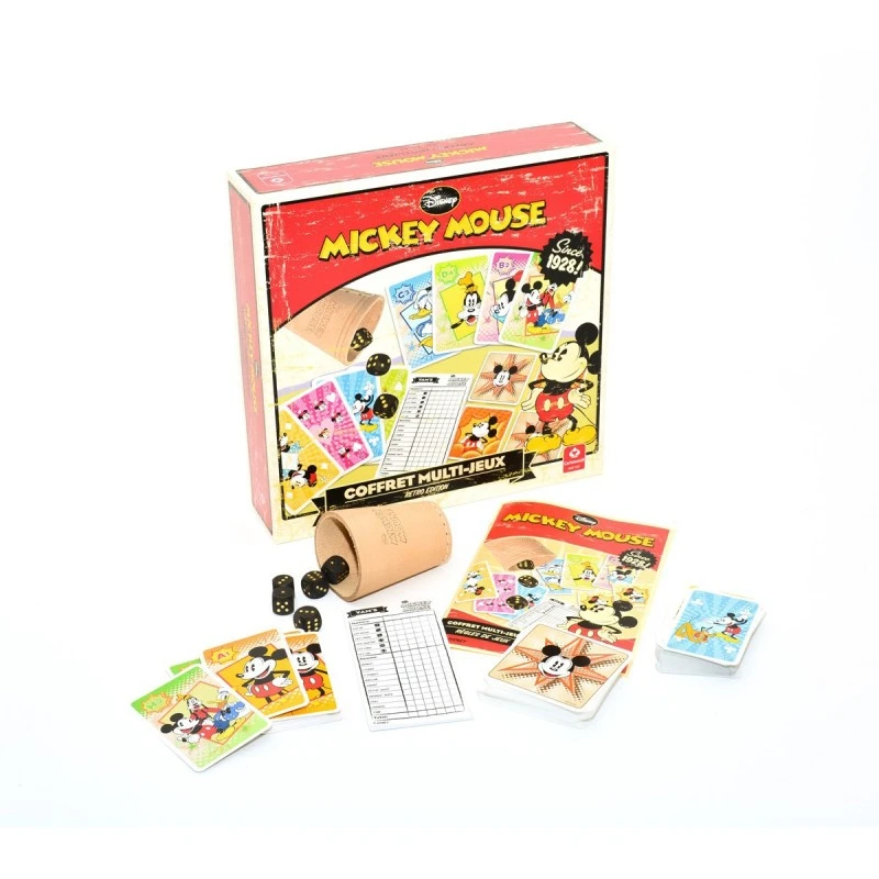 Coffret Multi Jeux Vintage Mickey Mouse 3 Coffret Multi Jeux Vintage Mickey Mouse