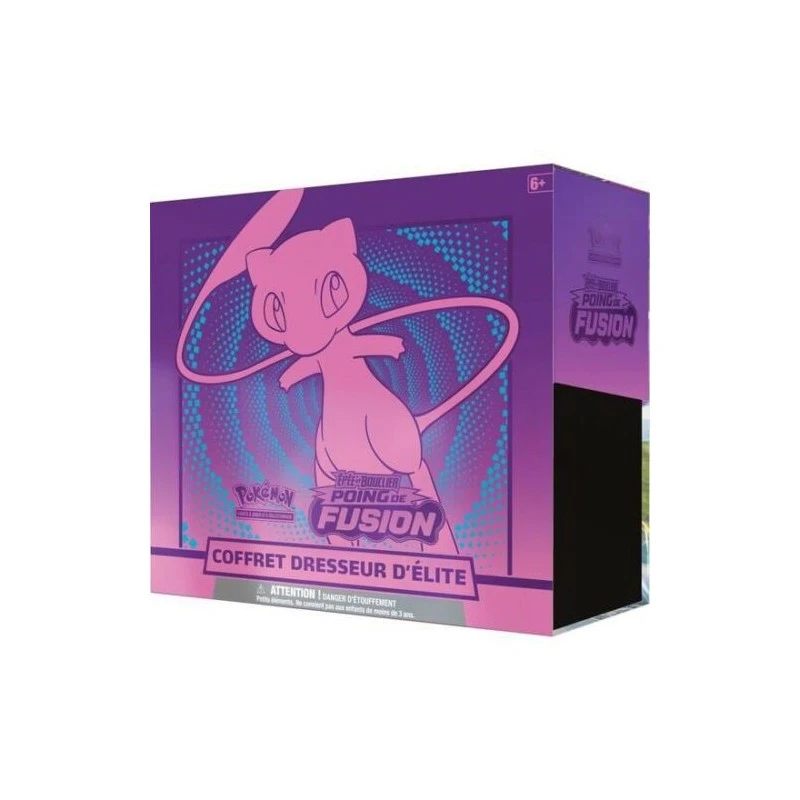 Coffret Pokémon Dresseur D'Élite Epée Et Bouclier - Poing De Fusion 3 Coffret Pokémon Dresseur D'Élite Epée Et Bouclier - Poing De Fusion