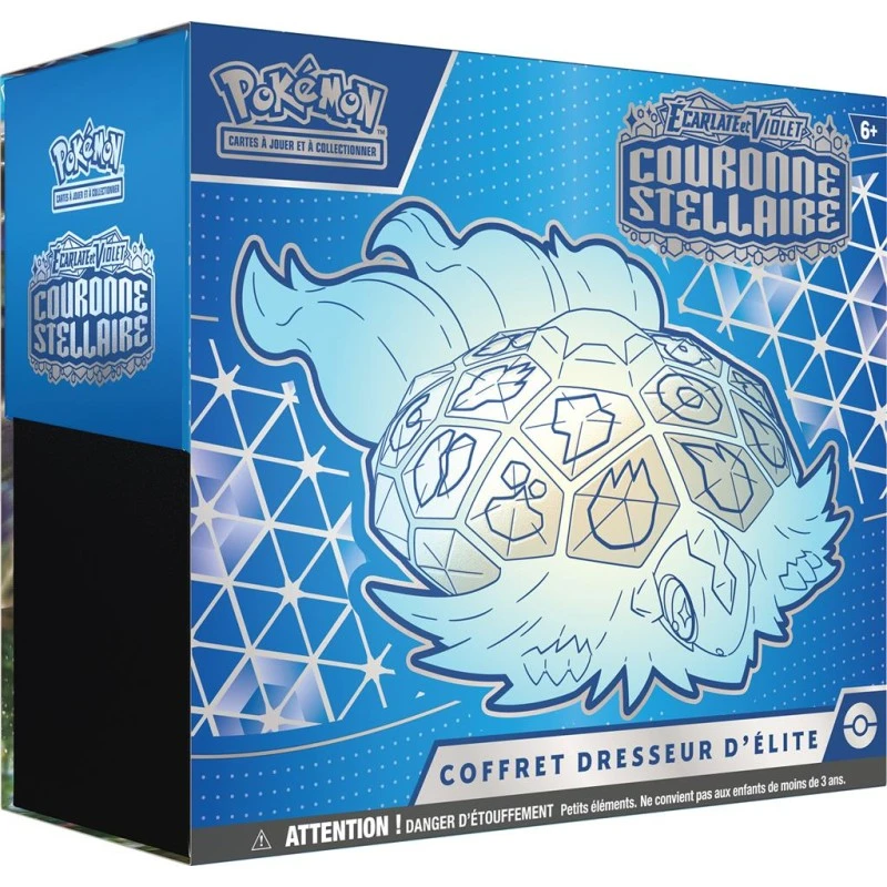 Coffret Pokemon Dresseur D'Elite EV07 : Couronne Stellaire 3 Coffret Pokemon Dresseur D'Elite EV07 : Couronne Stellaire