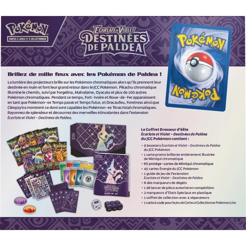 Coffret Pokemon Dresseur D'Elite Mimiqui 5 Coffret Pokemon Dresseur D'Elite Mimiqui – Image 3