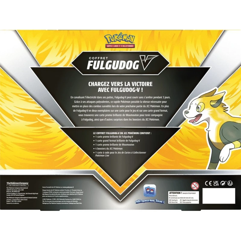 Coffret Pokémon Fulgudog-V 4 Coffret Pokémon Fulgudog-V – Image 2