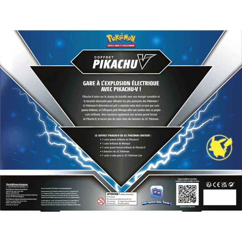Coffret Pokémon Pikachu-V (Edition 2022) 4 Coffret Pokémon Pikachu-V (Edition 2022) – Image 2