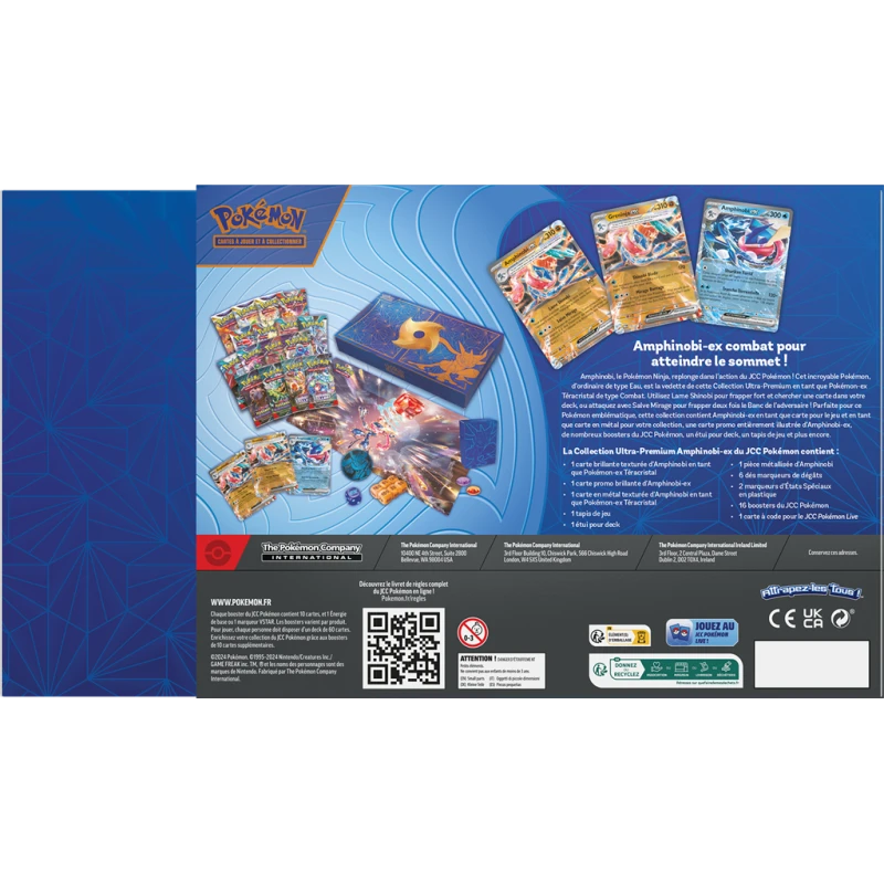 Coffret Pokémon Ultra-Premium 2024 Amphinobi-ex 4 Coffret Pokémon Ultra-Premium 2024 Amphinobi-ex – Image 2