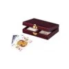 Coffret Rangement Bois (2 Jeux De Cartes) 2 Coffret Rangement Bois (2 Jeux De Cartes) -Variantes Boutique coffret rangement bois 2 jeux de cartes