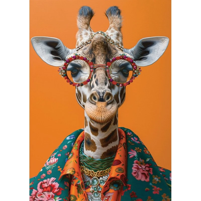 Puzzle 1000 Pièces - Crazy Giraffe 4 Puzzle 1000 Pièces - Crazy Giraffe – Image 2