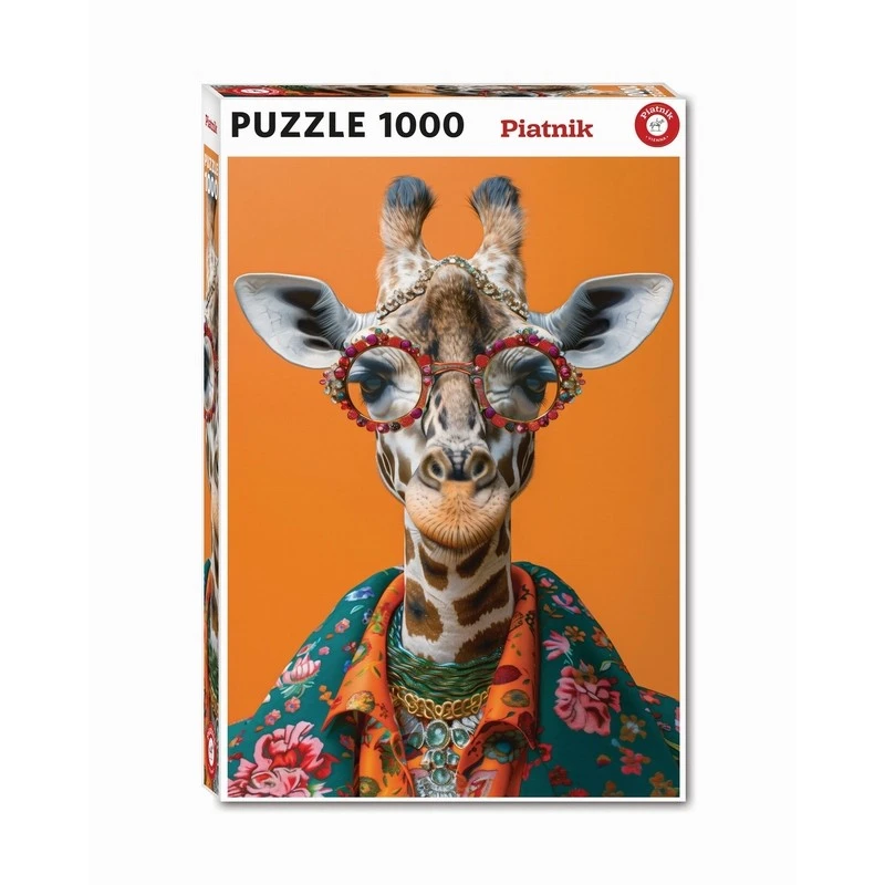 Puzzle 1000 Pièces - Crazy Giraffe 3 Puzzle 1000 Pièces - Crazy Giraffe