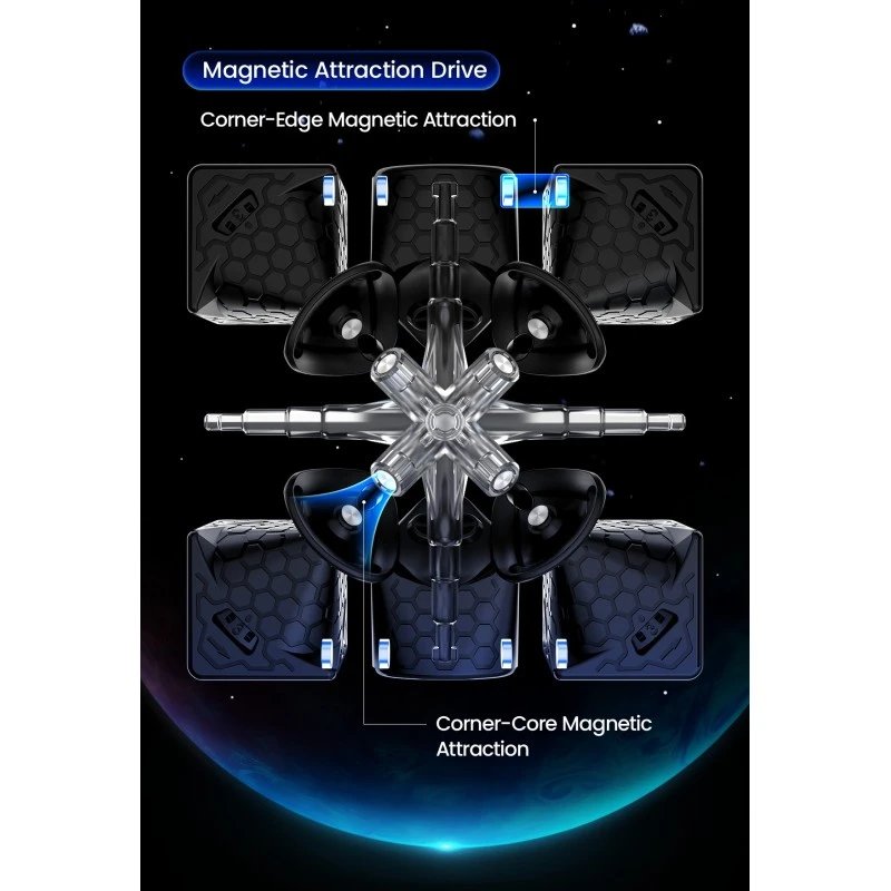 Cube 3x3 GAN 14 Maglev Magnétique 5 Cube 3x3 GAN 14 Maglev Magnétique – Image 3