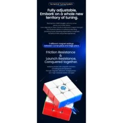 Cube 3x3 GAN 14 Maglev Magnétique 14 Cube 3x3 GAN 14 Maglev Magnétique -Variantes Boutique cube 3x3 gan 14 maglev magnetique 5