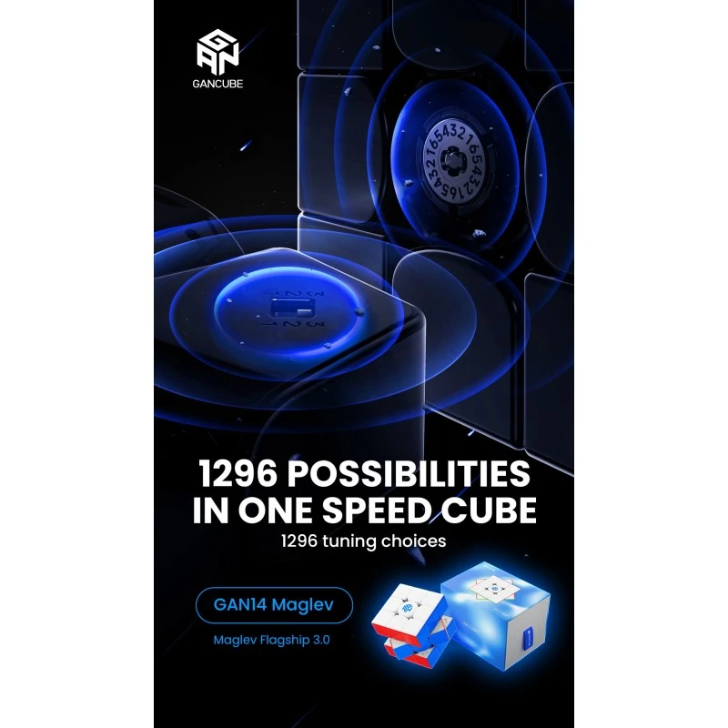 Cube 3x3 GAN 14 Maglev Magnétique 9 Cube 3x3 GAN 14 Maglev Magnétique – Image 7