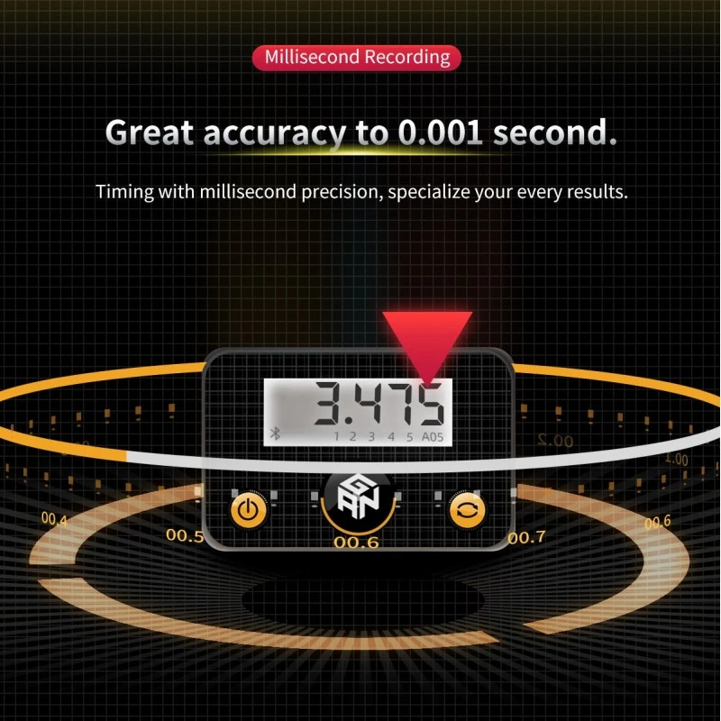 Chronomètre Gan - Dark Samurai Timer (Noir) 5 Chronomètre Gan - Dark Samurai Timer (Noir) – Image 3