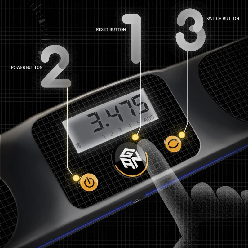 Chronomètre Gan - Dark Samurai Timer (Noir) 7 Chronomètre Gan - Dark Samurai Timer (Noir) – Image 5