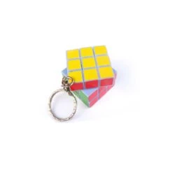 Cube Porte-clé White 3x3