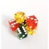 Dés De Casino (x6) - Rouge, Jaune Et Vert 2 Dés De Casino (x6) - Rouge, Jaune Et Vert -Variantes Boutique des de casino x6 rouge jaune et vert