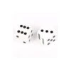 Dés De Précision Blanc Backgammon 1 Dés De Précision Blanc Backgammon -Variantes Boutique des de precision blanc 16 mm backgammon