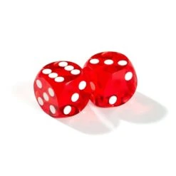 Dés De Précision Rouge Backgammon (14mm)