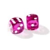 Dés De Précision Violet Backgammon (14mm)