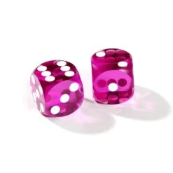 Dés De Précision Violet Backgammon