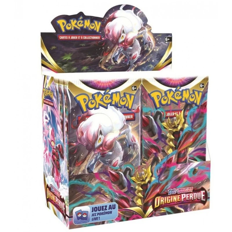 Display Boosters JCC Pokémon : Origine Perdue (Epée Et Bouclier) 3 Display Boosters JCC Pokémon : Origine Perdue (Epée Et Bouclier)