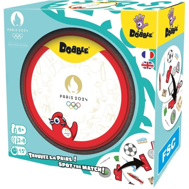 Dobble : Jeux Olympiques Paris 2024 3 Dobble : Jeux Olympiques Paris 2024