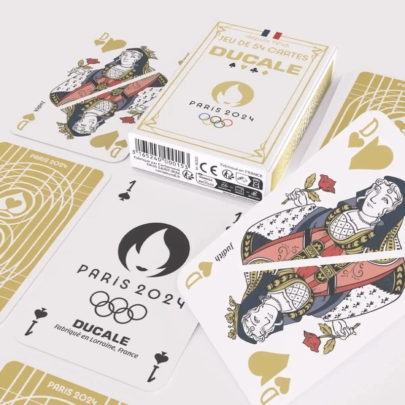 Jeu De 54 Cartes JO Paris 2024 - Étui Carton 5 Jeu De 54 Cartes JO Paris 2024 - Étui Carton – Image 3