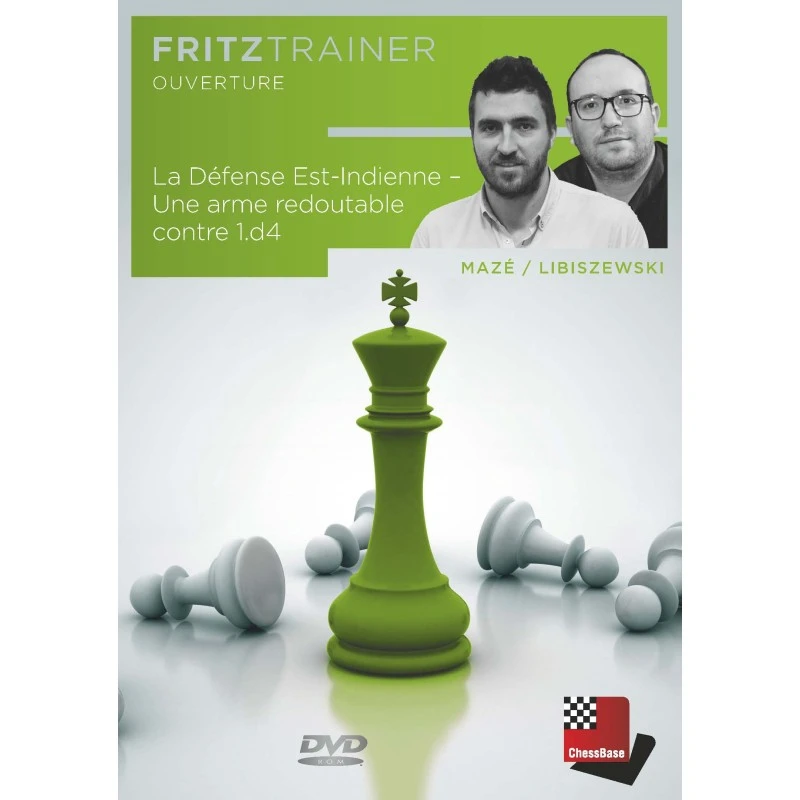 DVD Libiszewski / Mazé - La Défense Est-Indienne – Une Arme Redoutable Contre 1.d4 3 DVD Libiszewski / Mazé - La Défense Est-Indienne – Une Arme Redoutable Contre 1.d4