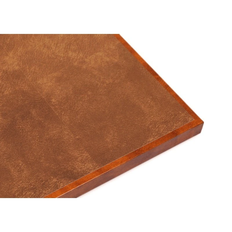 Echiquier Simili Cuir Brun Noir - Taille 5 5 Echiquier Simili Cuir Brun Noir - Taille 5 – Image 3