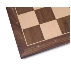 Echiquier Noyer Standard LC - Taille 5.5 -Variantes Boutique echiquier noyer lettr chiffr cases 55 mm 2