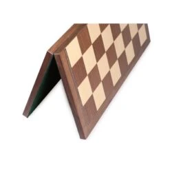 Echiquier Noyer Classique Pliant - Taille 5 6 Echiquier Noyer Classique Pliant - Taille 5 -Variantes Boutique echiquier noyer pliant cases 50 mm 1