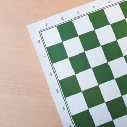 Tapis Echecs Souple Vert - Taille 4.5 -Variantes Boutique echiquier souple n4 cases 45 mm 3